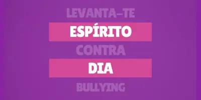 Defender-se contra o bullying purple modern-bold