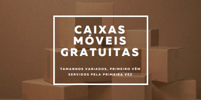 Caixas móveis gratuitas brown modern-simple