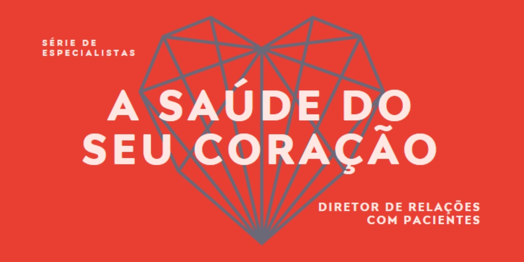 A sua saúde cardíaca red modern-bold