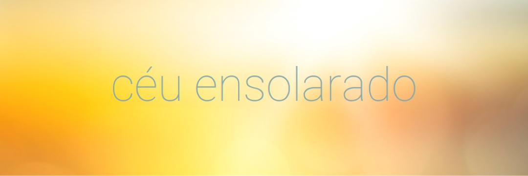 Céu ensolarado yellow modern-simple