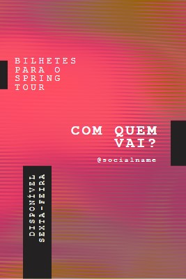 Luzes do concerto pink modern-bold