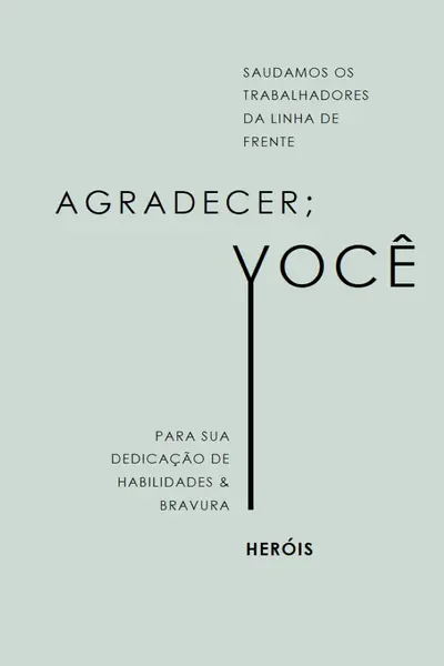 Saudamos você gray modern-simple
