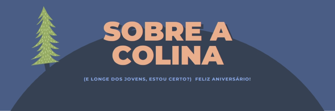 Sobre a colina blue modern-bold