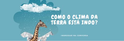 Vamos falar sobre as mudanças climáticas blue whimsical-color-block