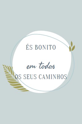 Bonito em todos os seus caminhos blue organic-simple