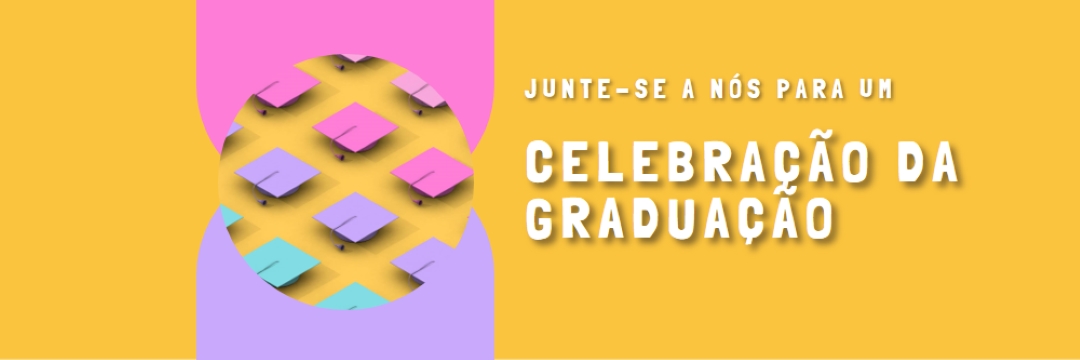 Junte-se à celebração da formatura yellow whimsical-color-block