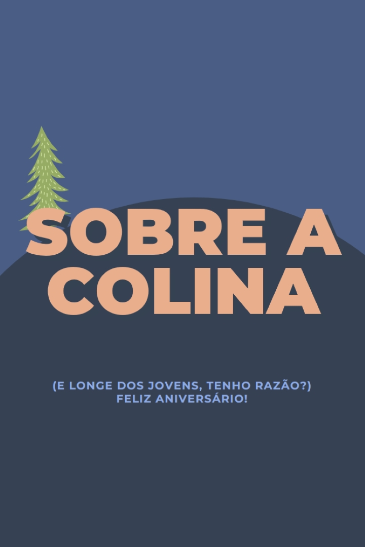 Sobre a colina blue modern-bold