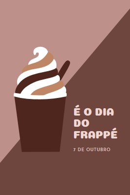 Comemorar com um gole brown modern-color-block