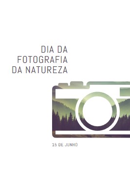 Dia da Fotografia da Natureza white modern-simple