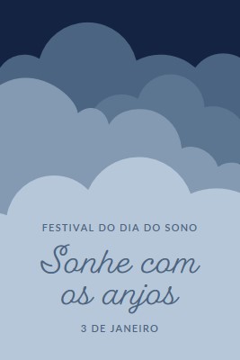 Apenas sonhando com mais sono blue whimsical-color-block