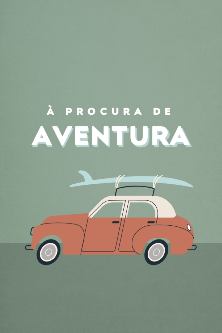 Safari de surf gray vintage-retro