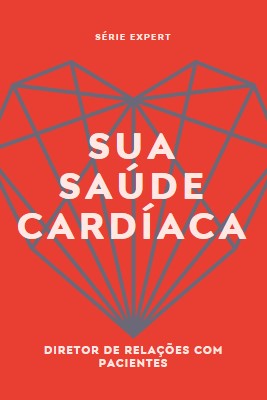 Sua integridade cardíaca red modern-bold