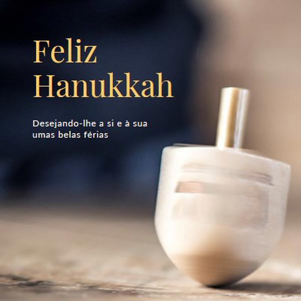 A beleza de Hanukkah yellow modern-simple