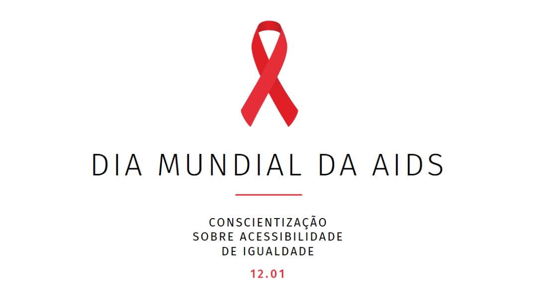Conscientização sobre aids white modern-simple