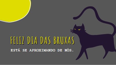 Gato assustador black whimsical-color-block