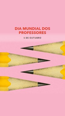 Professores de recursos pink modern-bold