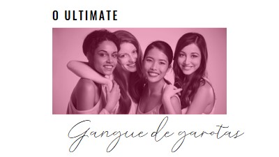 Gangue de garotas white modern-simple