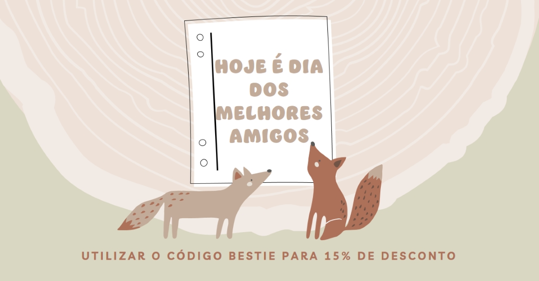 Um amigo, de facto brown whimsical-color-block
