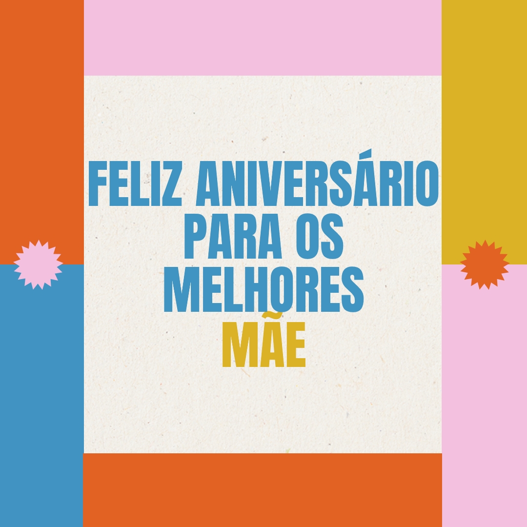 Feliz aniversário para o melhor gray retro,bold,geometric