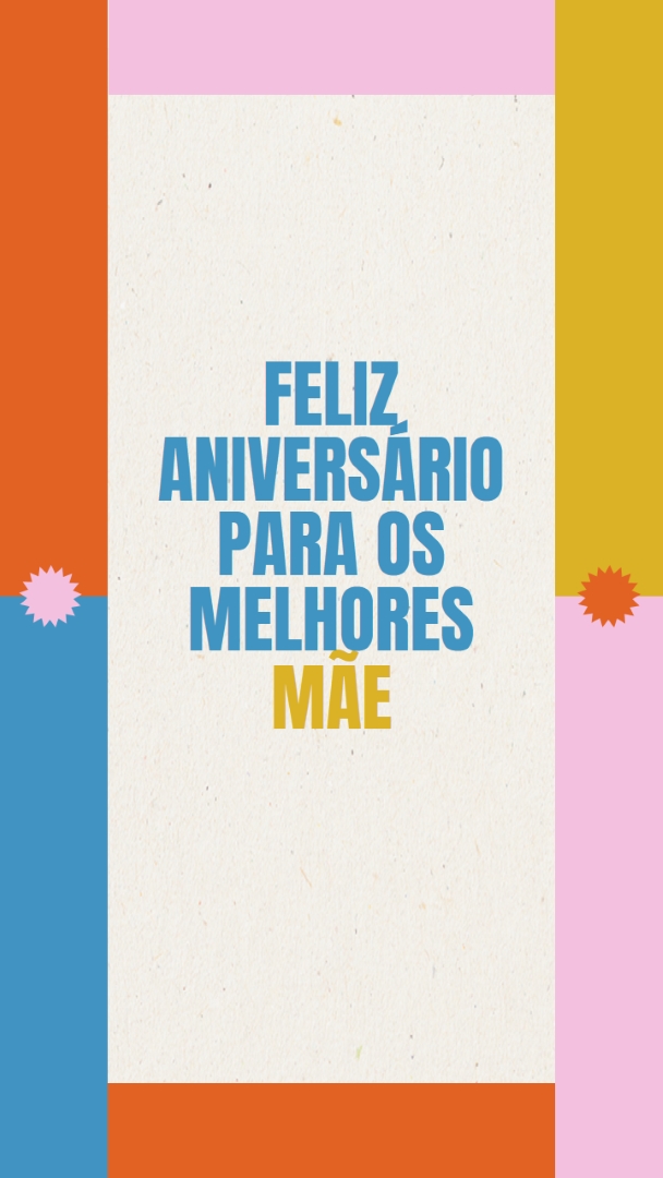 Feliz aniversário para o melhor gray retro,bold,geometric