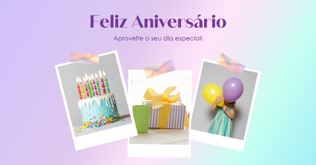 Desfrute do seu dia especial purple fun,playful,colorful