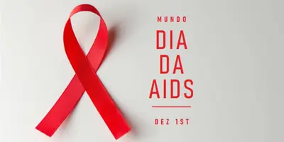Conscientização sobre aids gray modern-simple