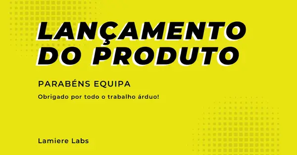 Parabéns equipa yellow modern-simple