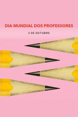 Professores de recursos pink modern-bold