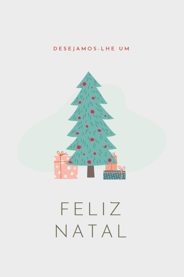 Desejando-lhe um Feliz Natal pink whimsical-color-block