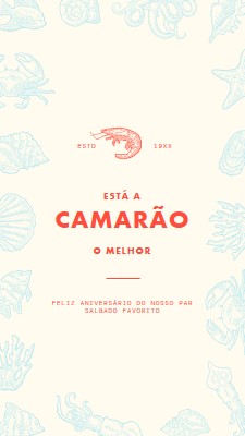 Simplesmente o melhor camarão gray bold,retro,maritime