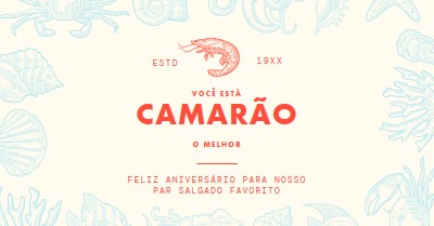 Simplesmente o melhor camarão gray bold,retro,maritime