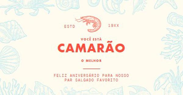 Simplesmente o melhor camarão gray bold,retro,maritime