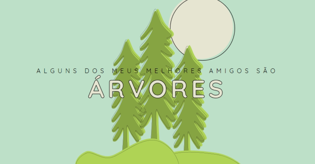 Retiro de floresta green whimsical-line