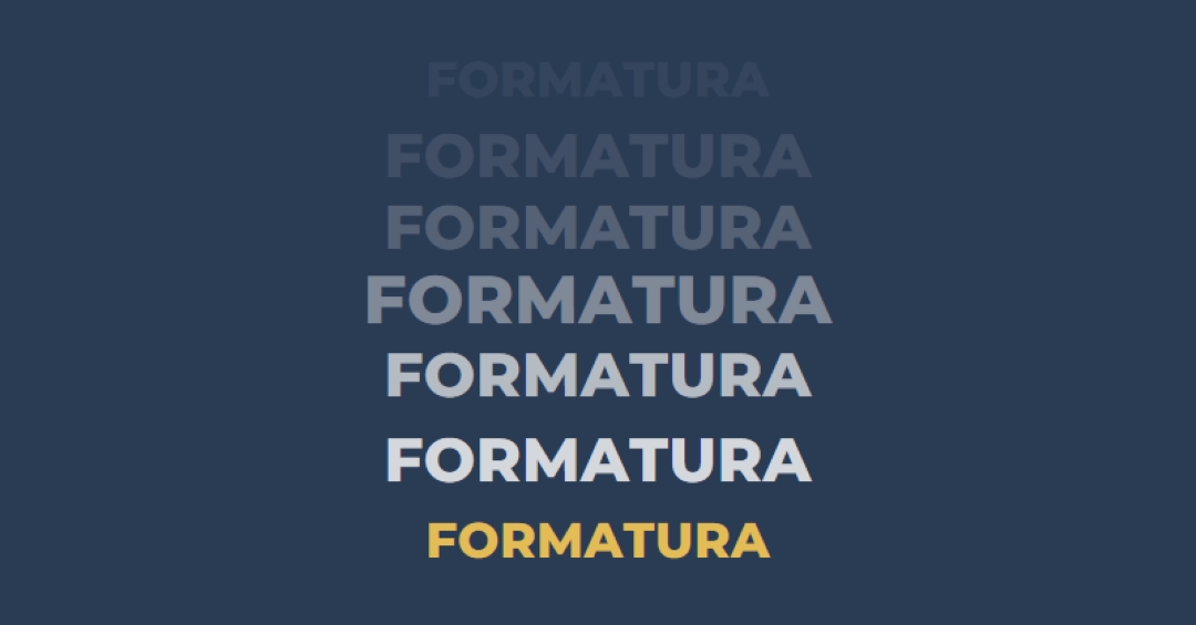 Muitas formaturas blue modern-bold