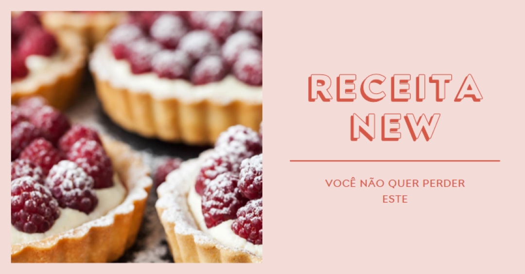 Não perca esta receita pink modern-simple