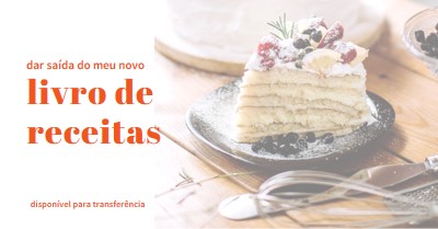 Veja o meu livro de receitas white modern-simple