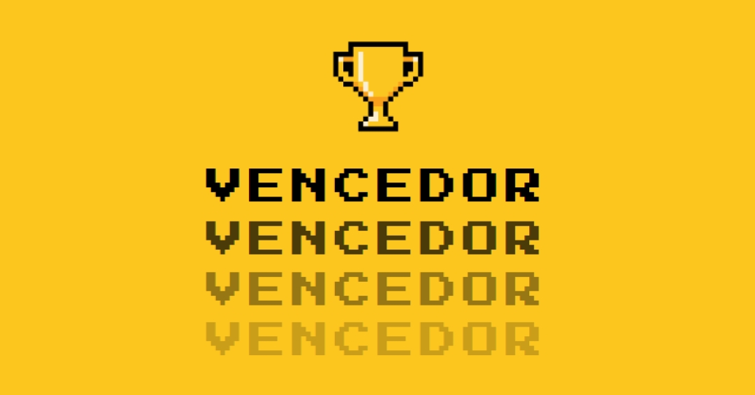 Vida do troféu yellow vintage-retro