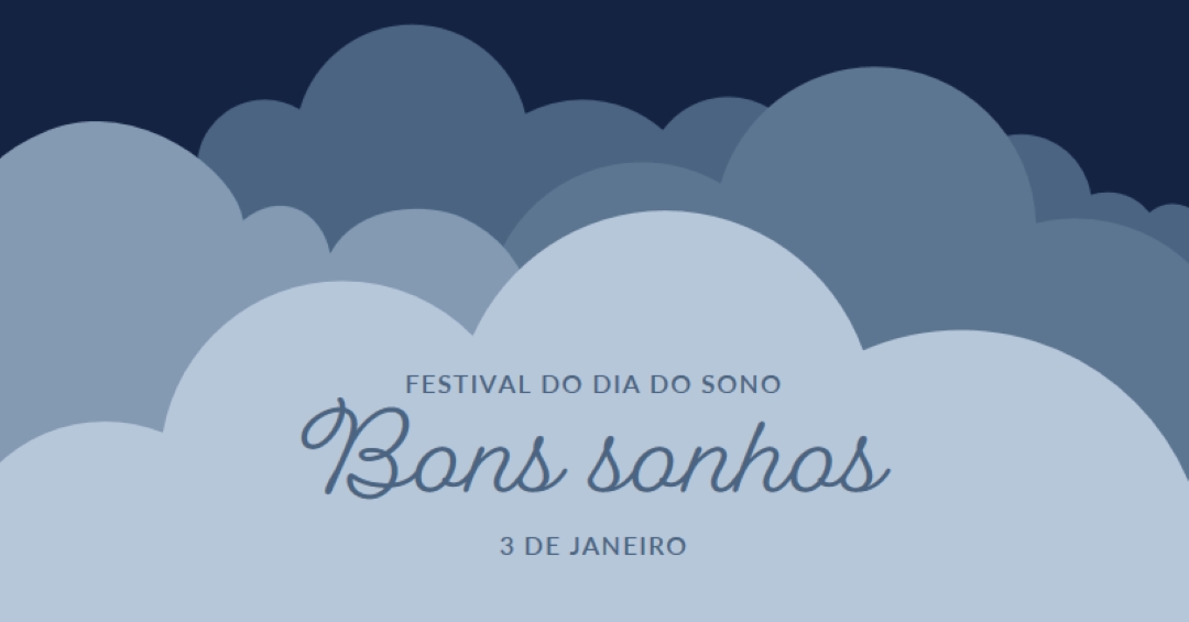 Somente sonhando com mais sono blue whimsical-color-block