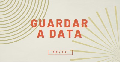 Guardar as starbursts de data brown vintage-retro