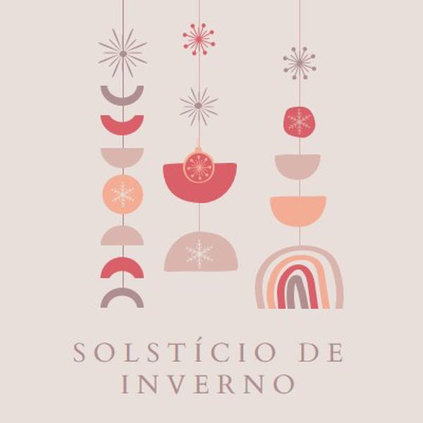 Um lindo Solstício de Inverno gray organic-boho