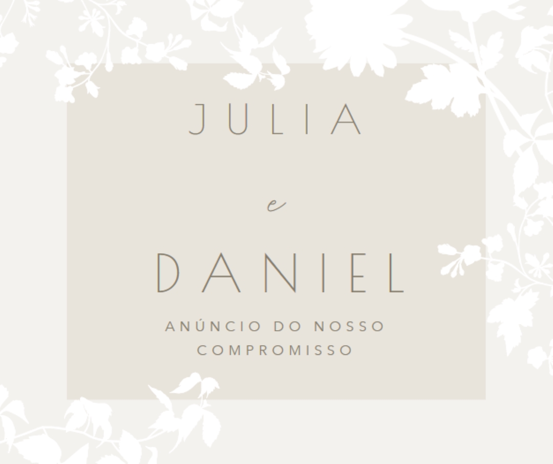 Jardim do amor gray vintage-botanical