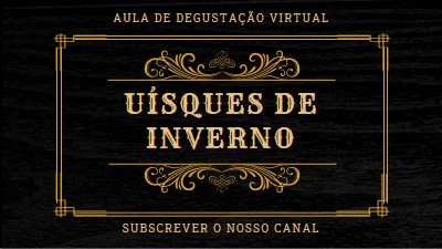 Uísques de inverno black vintage-retro