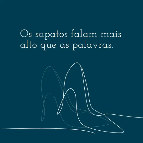 Viver a vida alta blue whimsical-line