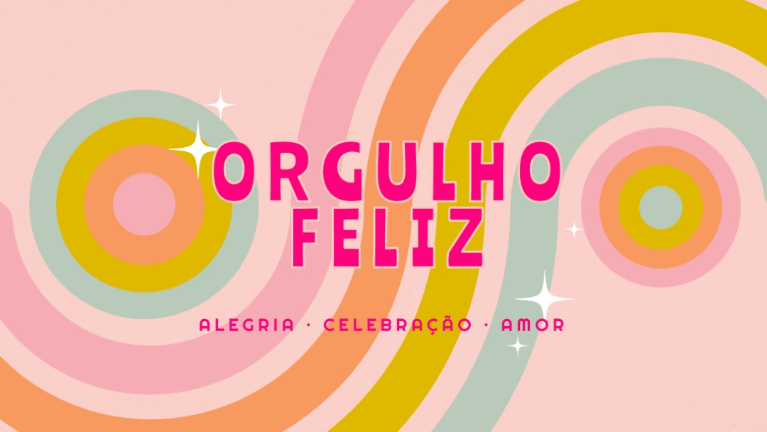 Alegria, celebração, amor pink vintage-retro