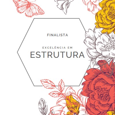 Design excellence (Excelência do design) white vintage-botanical