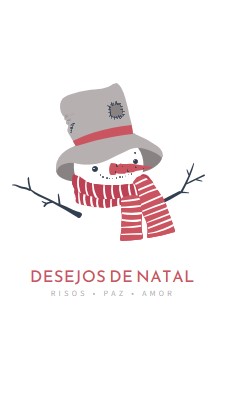 Desejos de Natal white modern-simple