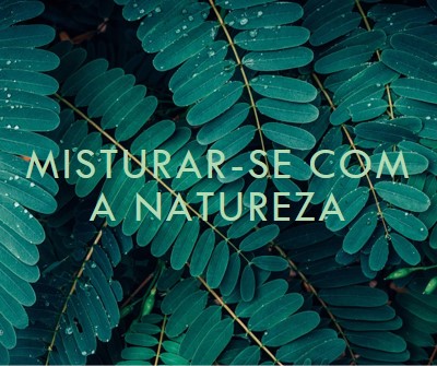 Misturar-se com a natureza green modern-simple