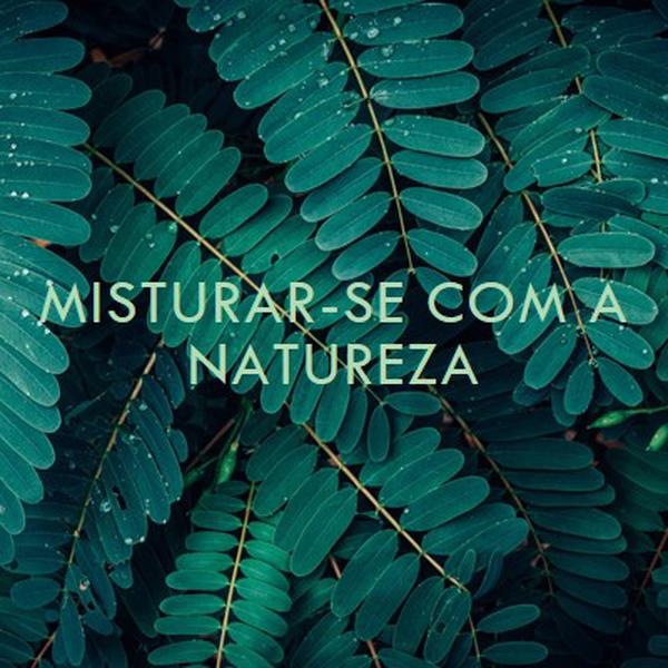 Misturar-se com a natureza green modern-simple