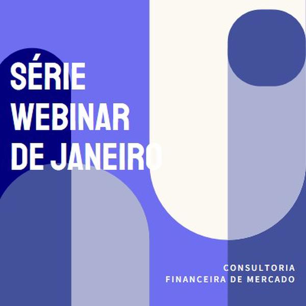 Série de webinars de janeiro blue modern-bold