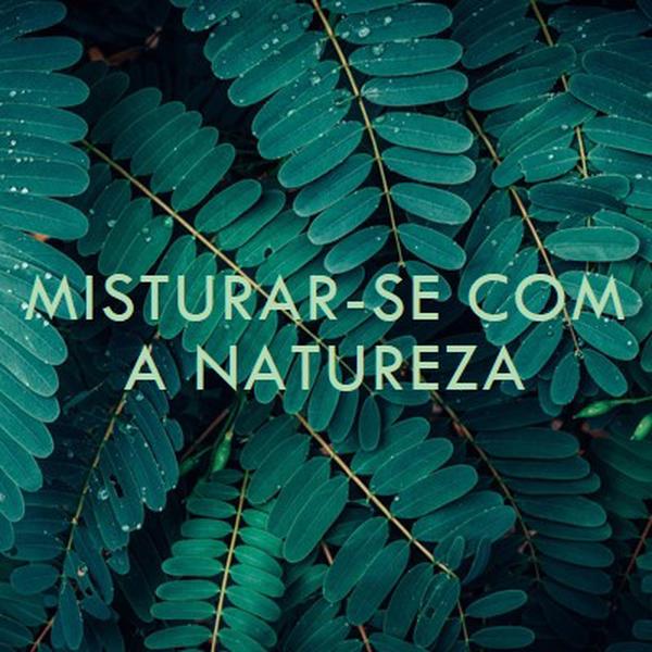 Misturar-se com a natureza green modern-simple